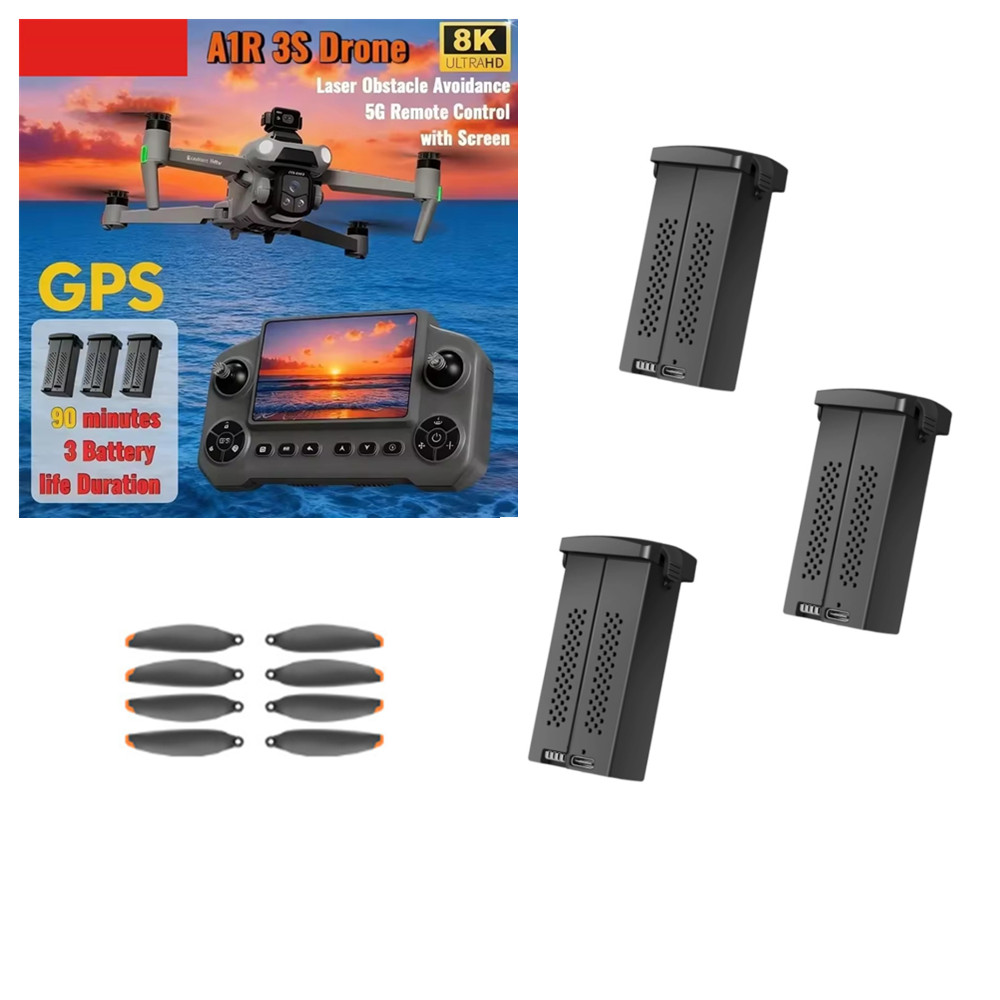 Drone Battery 3S - A1R 3S GPS 배터리 7.4V 3000mAh