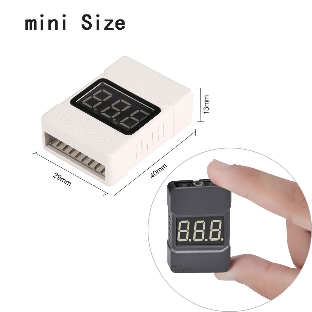 Drone Battery Voltage Checker - 1-8S Lipo 배터리 전압 테스터 저전압