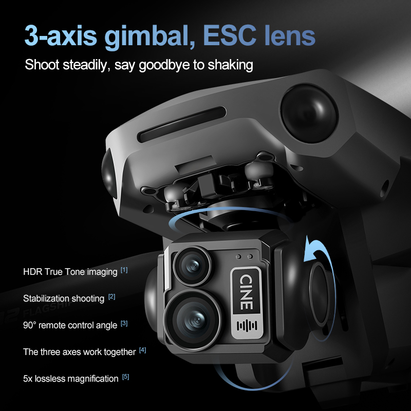 8K 3축 짐벌 브러시리스 7.2인치 터치스크린 FPV - Drone Battery Case 리뷰 및 가격