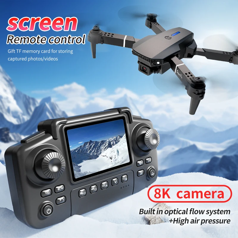 전문 E88 프로 드론 스크린 8K HD 카메라 WiF - Drone Battery Case 리뷰 및 가격