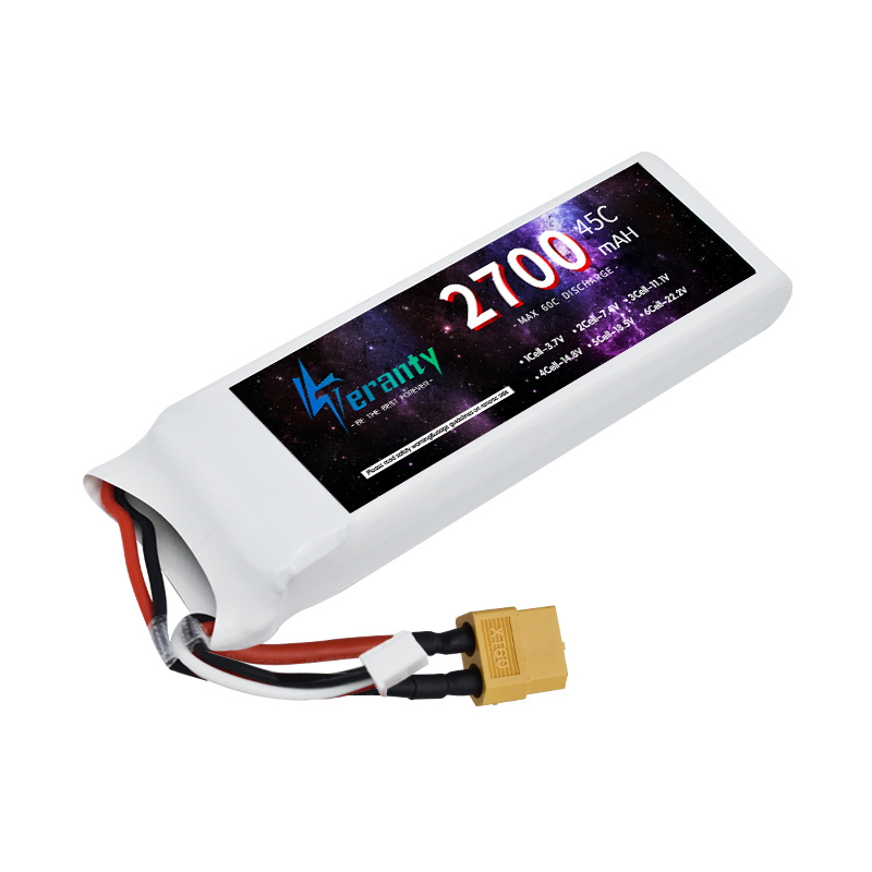 1/3PCS 2S 7.4V Lipo 배터리 2700mA - Drone Battery Connector 리뷰 및 가격