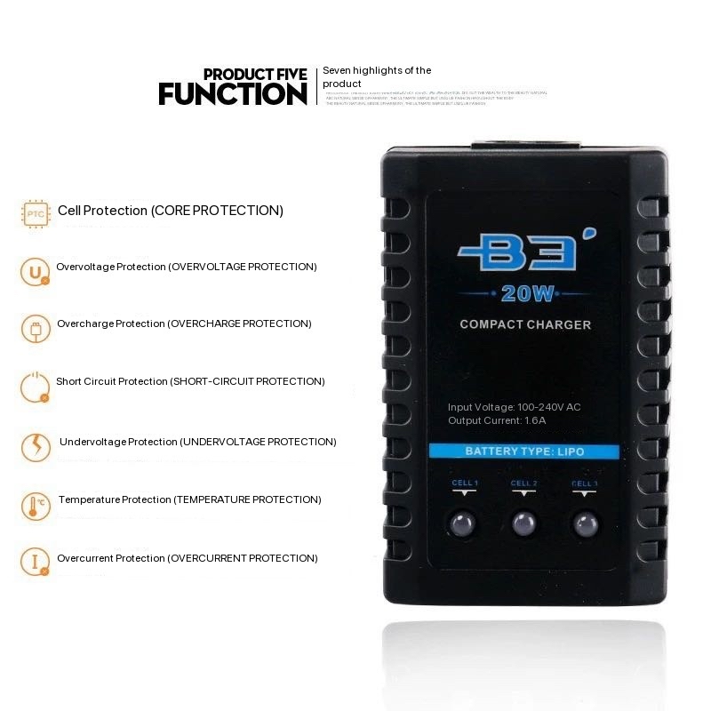 B3 20W 심플 밸런스드 충전기 모델 비행기 2S - - Drone Battery 3S 리뷰 및 가격