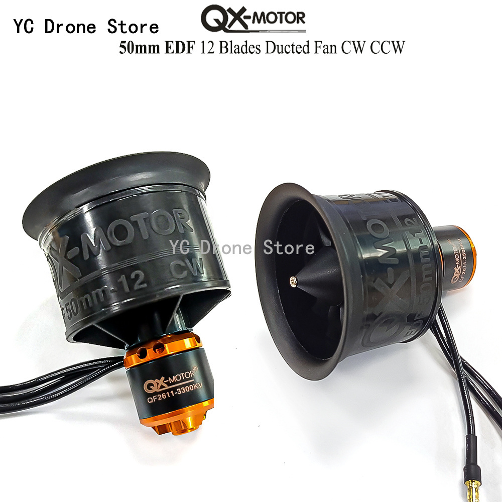 QX-MOTOR 50mm EDF QF2611 12블레이 - Drone Battery 3S 리뷰 및 가격