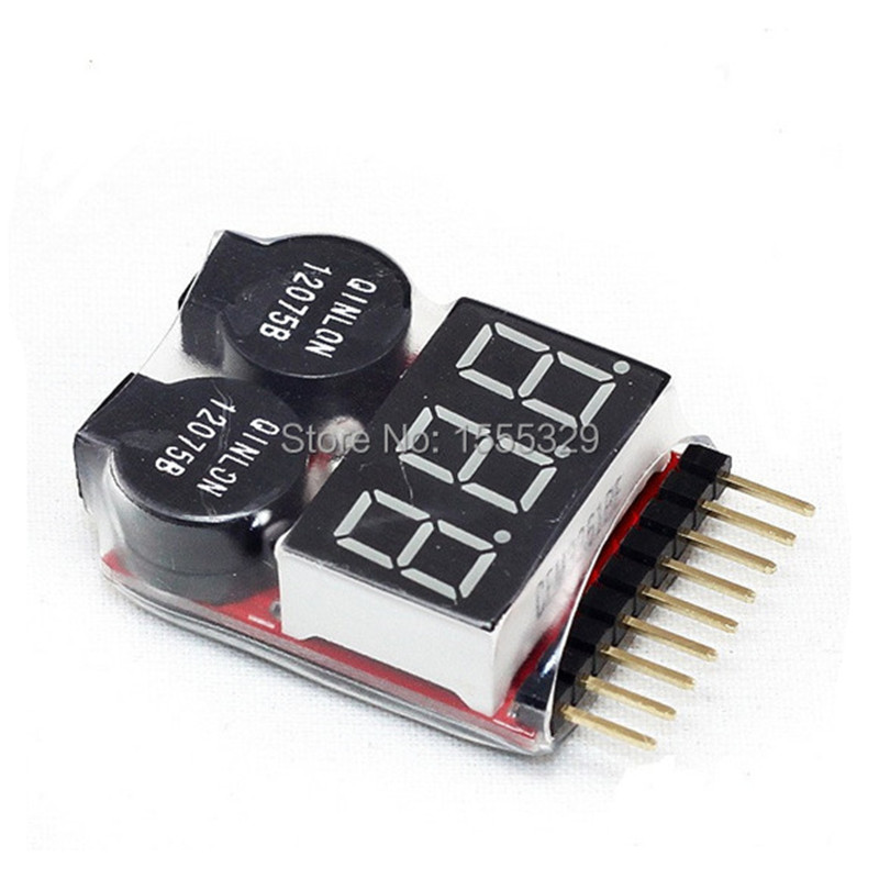 2Pcs 1S-8S LiPo 배터리 전압 검사기 테스터 - Drone Battery Voltage Checker 리뷰 및 가격