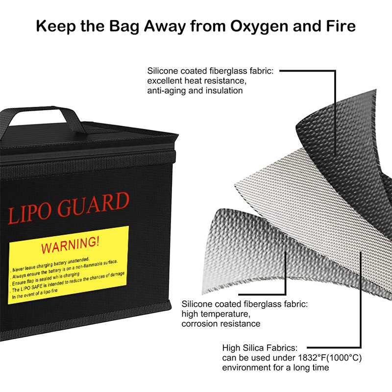 모형 항공기 리튬 배터리 방폭 가방, 지퍼 방폭 및 난 - Drone Battery Bag 리뷰 및 가격