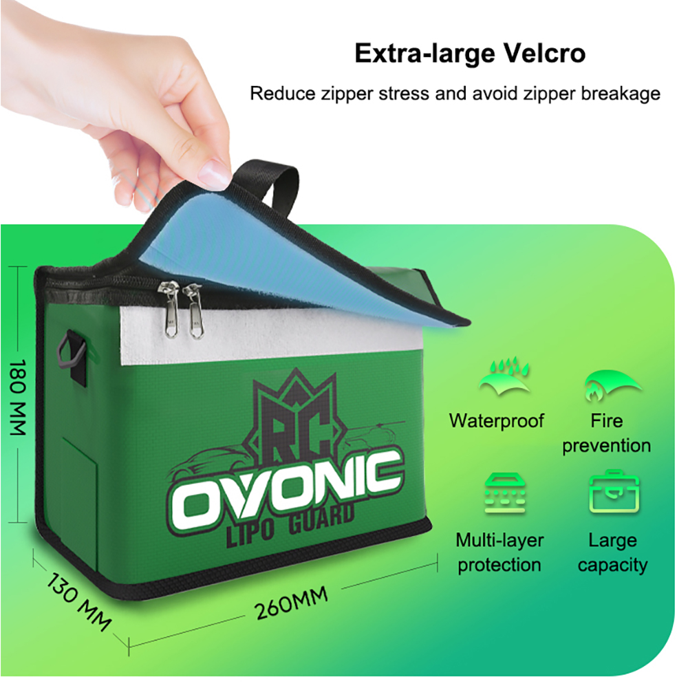 Ovonic LiPo 배터리 안전 가방 안전 충전을 위 - Drone Battery Bag 리뷰 및 가격