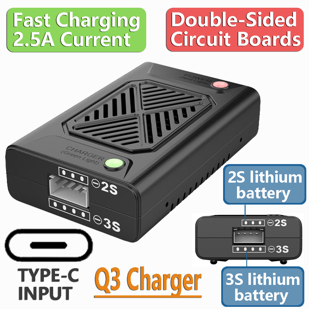 Q3 컴팩트 밸런스 충전기 2S 3S 리튬 배터리 2. - Drone Battery 3S 리뷰 및 가격