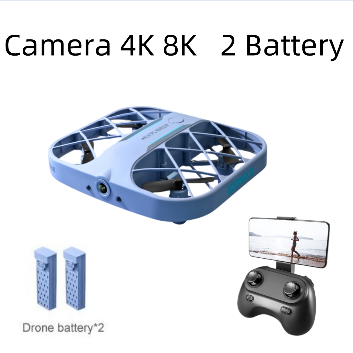 JJRC H107 FPV RC 드론(배터리 2개 포함) - Drone Battery Case 리뷰 및 가격