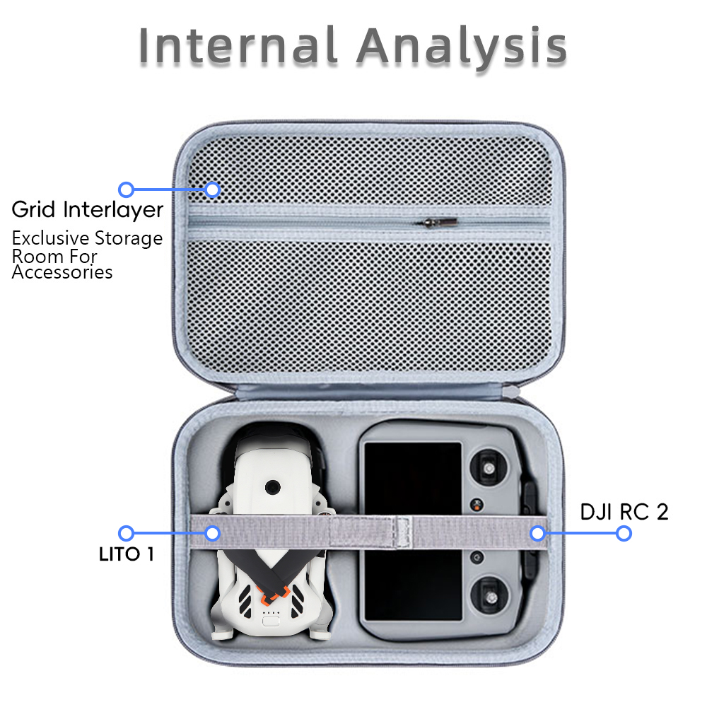 DJI RC 2 리모컨/배터리 보관 가방, 휴대용 케이 - Drone Battery Bag 리뷰 및 가격